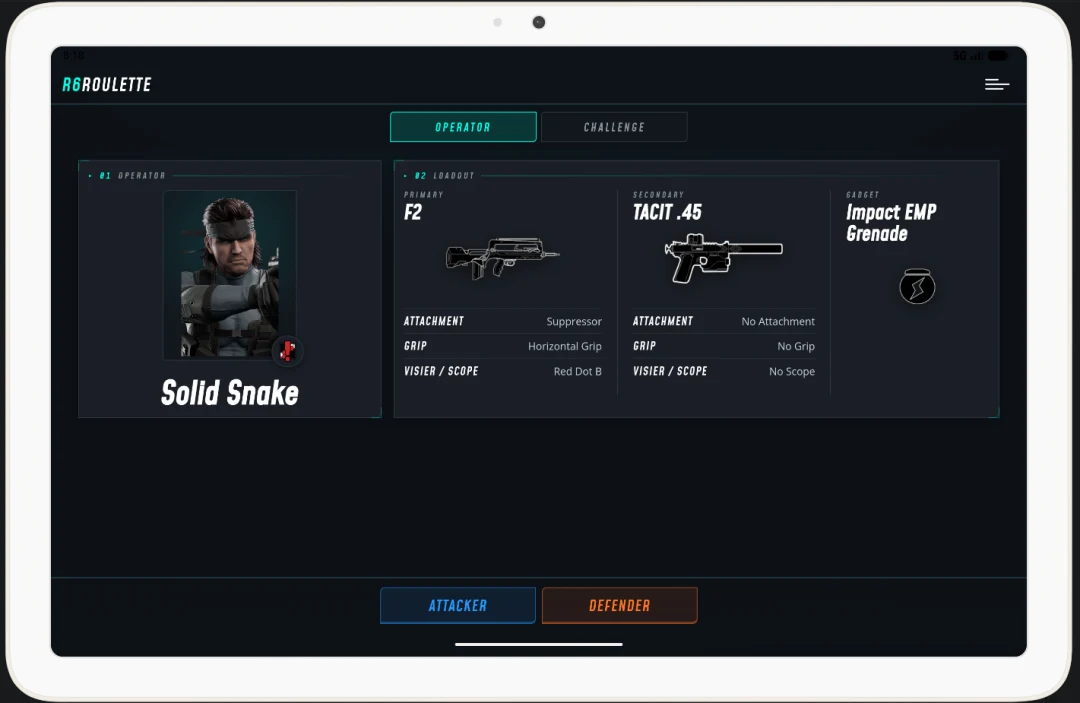 R6 Roulette screenshot