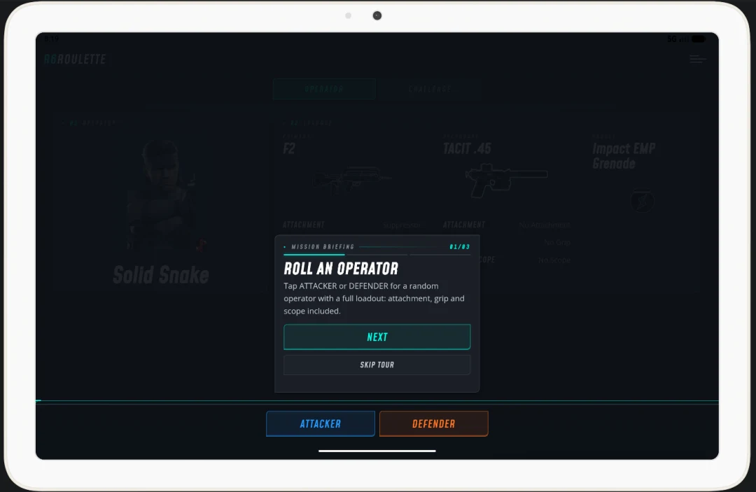 R6 Roulette screenshot